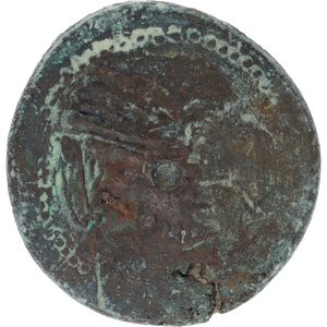 205-180 B.C. Ptolemy V Large Bronze Isis Svoronos Main Image