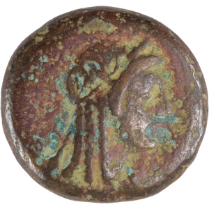 205-180 B.C. Ptolemy V Extra Small Bronze Isis Svoronos Main Image