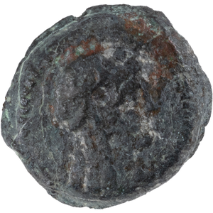 205-180 B.C. Ptolemy V Extra Small Bronze Isis Svoronos Main Image
