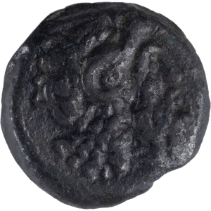145-116 B.C. Ptolemy VIII Extra Small Bronze Zeus Svoronos Main Image