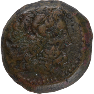 285-246 B.C. Ptolemy II Extra Small Bronze Zeus Svoronos Main Image