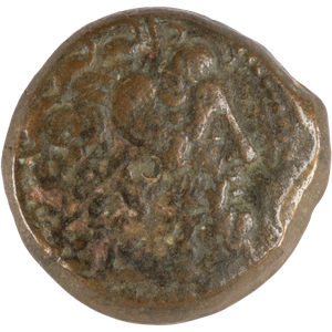 285-246 B.C. Ptolemy II Extra Small Bronze Zeus Svoronos Main Image
