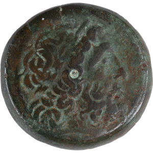 285-246 B.C. Ptolemy II Medium Bronze Zeus Svoronos Main Image