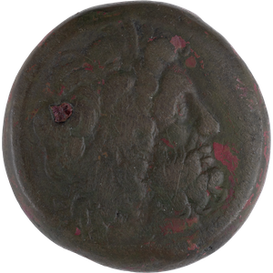 285-246 B.C. Ptolemy II Extra Large Bronze Zeus Svoronos Main Image