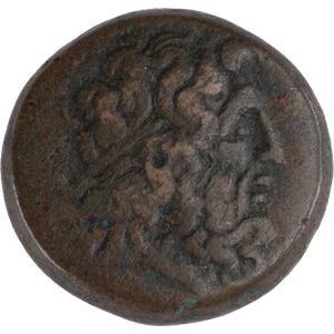 247-222 B.C. Ptolemy III Small Bronze Zeus Tyre Svoronos Main Image