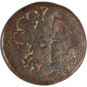 247-222 B.C. Ptolemy III Small Bronze Zeus Svoronos Main Image