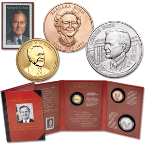 2021 George H.W. Bush Coins and Chronicles Set Main Image
