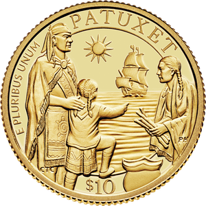 2020-W $10 Gold Commemorative Main Image