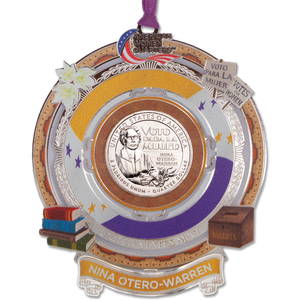 2022 Nina Otero-Warren U.S. Women Quarter Holiday Ornament Main Image