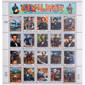 Civil War Stamps Main Image