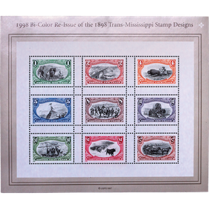 1998 Trans-Mississippi Stamp Sheet Main Image