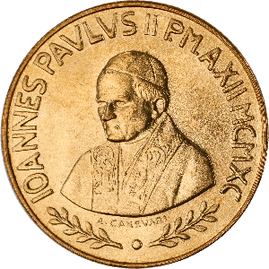 1990 Vatican City Aluminum-Bronze 200 Lire Main Image
