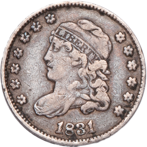 1831 Capped Bust Silver Half Dime Main Image