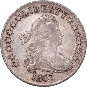 1807 Draped Bust Silver Half Dollar Main Image
