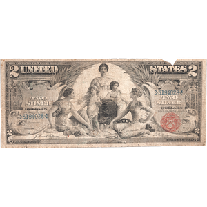 1896 $2 Silver Certificate, Educational Series Main Image