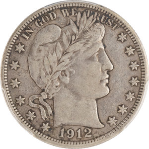 1912 Barber Silver Half Dollar Main Image