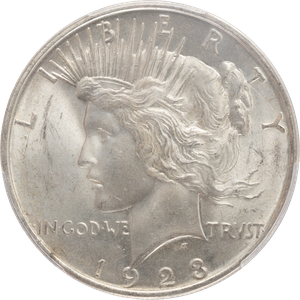 1923-D Peace Silver Dollar Main Image