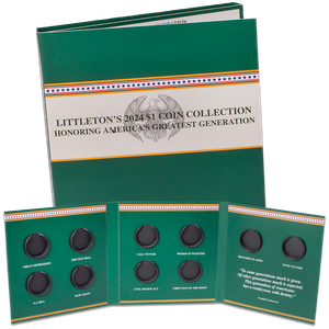 Littleton’s $1 Coin Series Honoring America’s Greatest Generation Folder Main Image