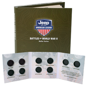 Jeep Battles of WWII Liberia $1 Series Folder Main Image