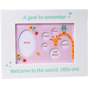 Birth Year Frame - Pink Main Image