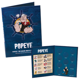 2025 Ascension Island $2 Popeye® and Friends Folder Main Image