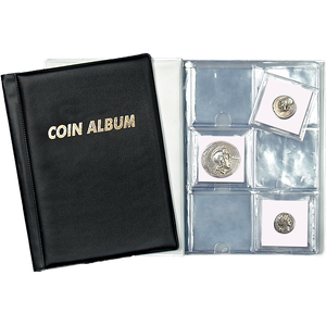 60-Pocket Vinyl Coin Folder Main Image