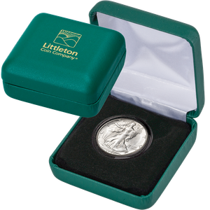 LCC Single-Coin Leatherette Case - 1.5" Main Image