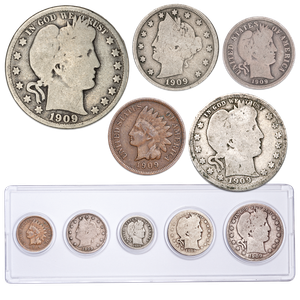 1909 Year Set with Holder Main Image