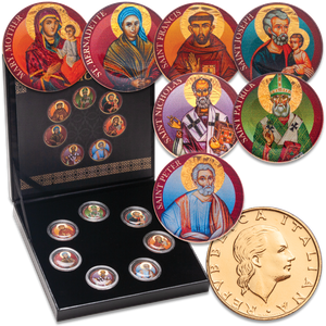 Colorized Catholic Saints Set Main Image