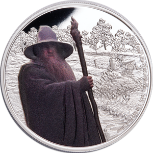 2021 Niue 1 oz. Silver $2 Lord of the Rings - Gandalf Main Image