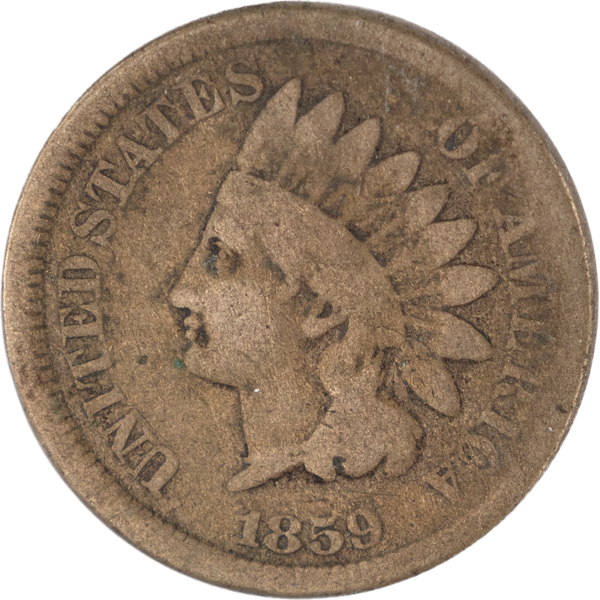 1859 Indian Head Cent, Variety 1