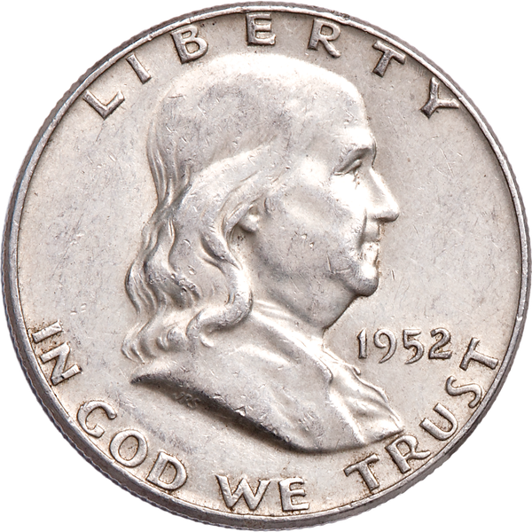 1952 Franklin Half Dollar XF