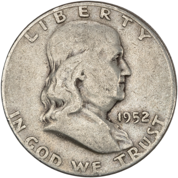 1952-D Franklin Half Dollar VG