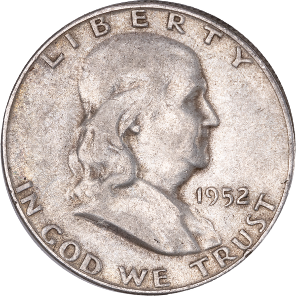 1952-S Franklin Half Dollar CIRC