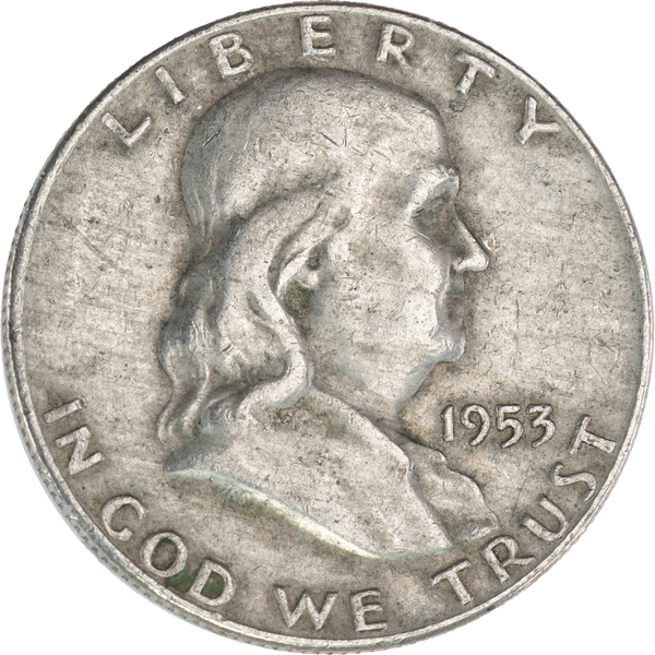 1953-D Franklin Half Dollar