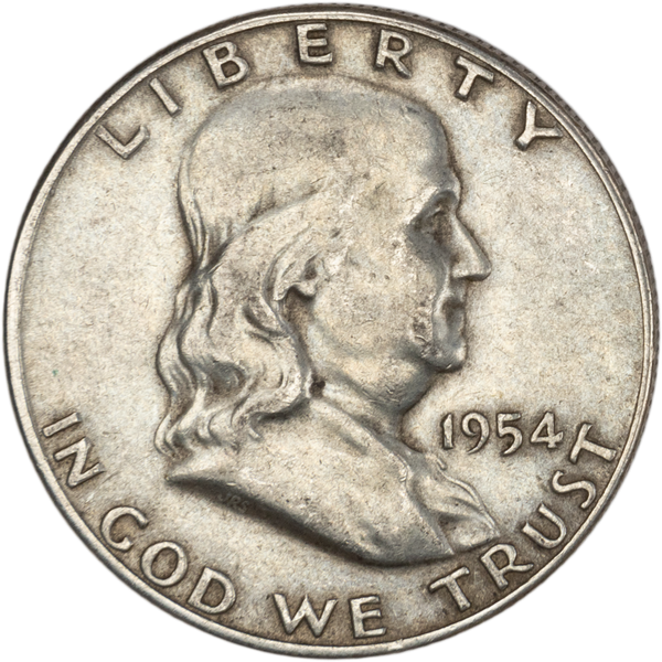 1954-S Franklin Half Dollar XF | Littleton Coin Company