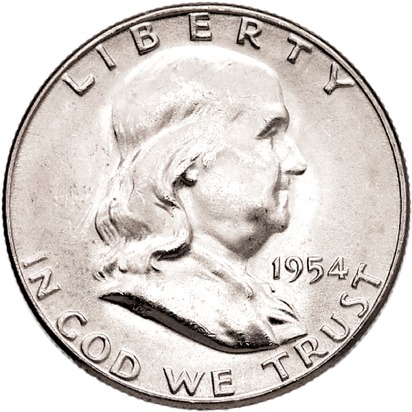 1954-S Franklin Half Dollar MS60 | Littleton Coin Company