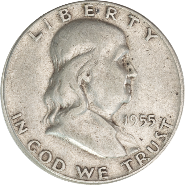 1955 Franklin Half Dollar