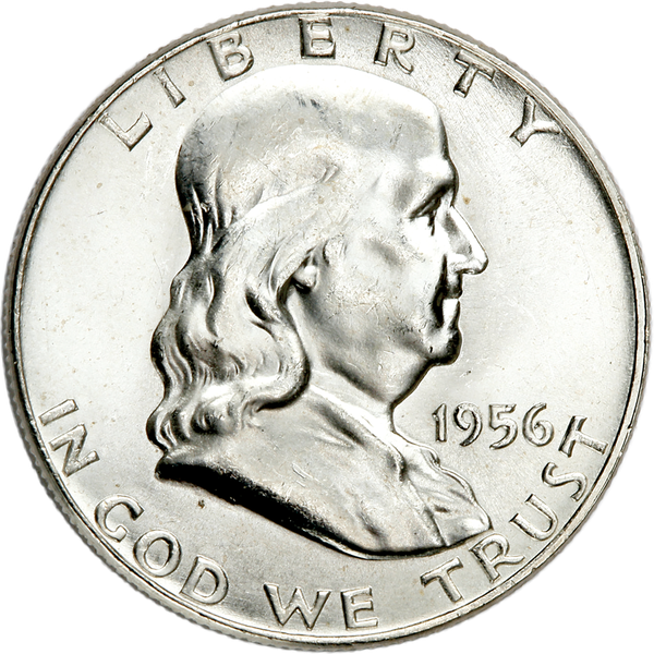 1956 Franklin Half Dollar MS60 | Littleton Coin Company