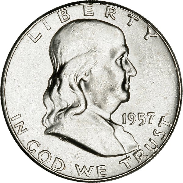 1957 Franklin Half Dollar MS60 | Littleton Coin Company