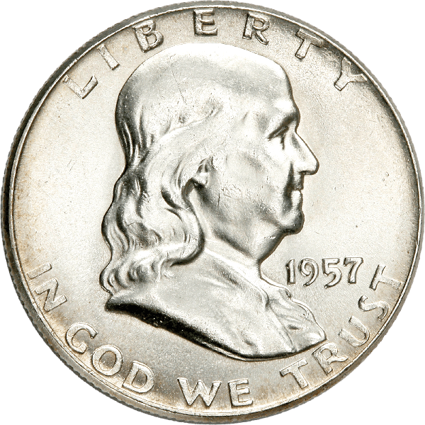 1957-D Franklin Half Dollar | Littleton Coin Company
