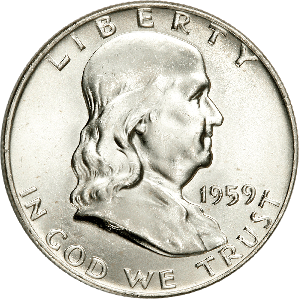 1959-D Franklin Half Dollar MS60 | Littleton Coin Company