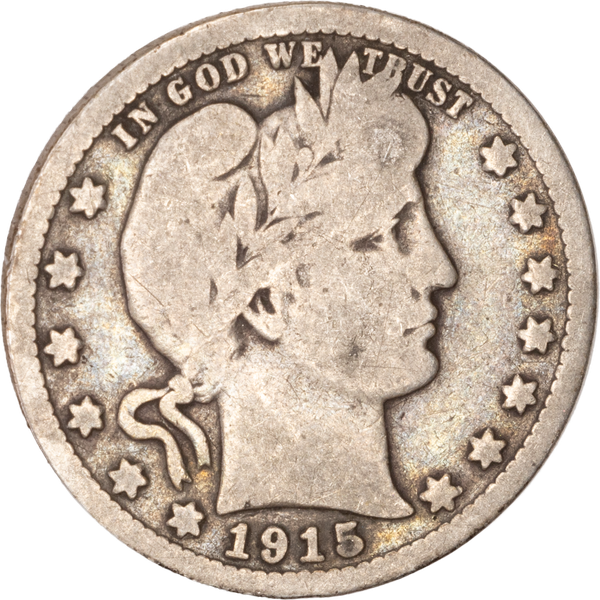 1915 Barber Silver Quarter | Littleton Coin Company