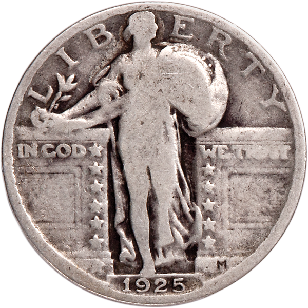 1925 Standing Liberty Quarter CIRC