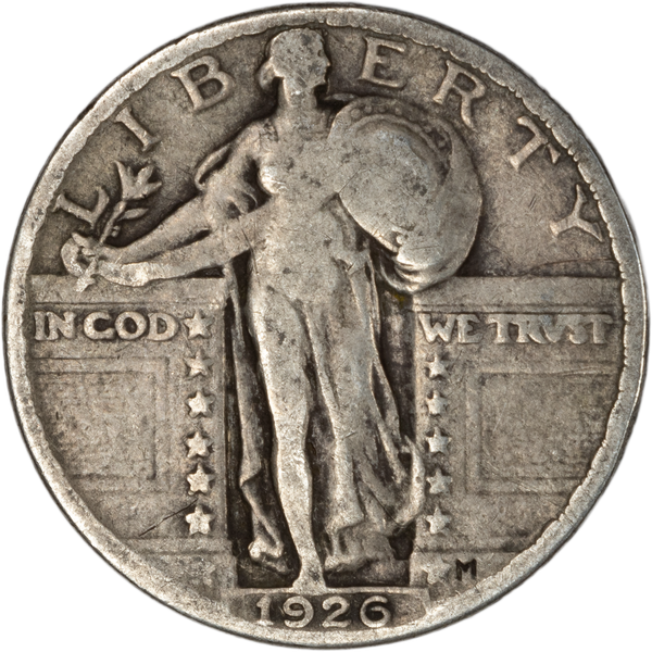 1926 Standing Liberty Quarter VG