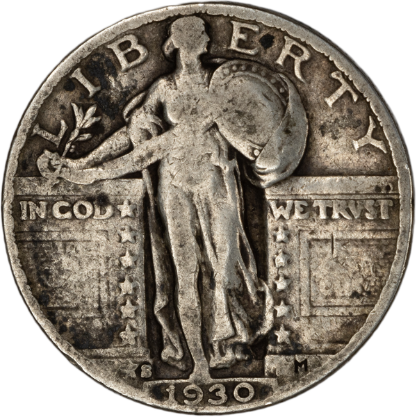 1930-S Standing Liberty Quarter VG#2