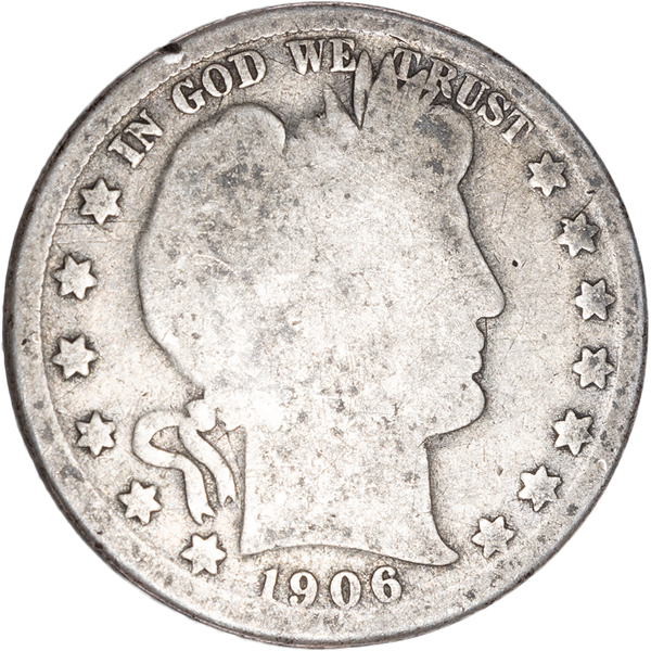 1906-O Barber Half Dollar