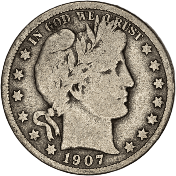 1907 Barber Half Dollar VG#2 | Littleton Coin Company