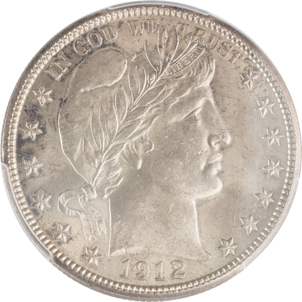 1912 Barber Silver Half Dollar