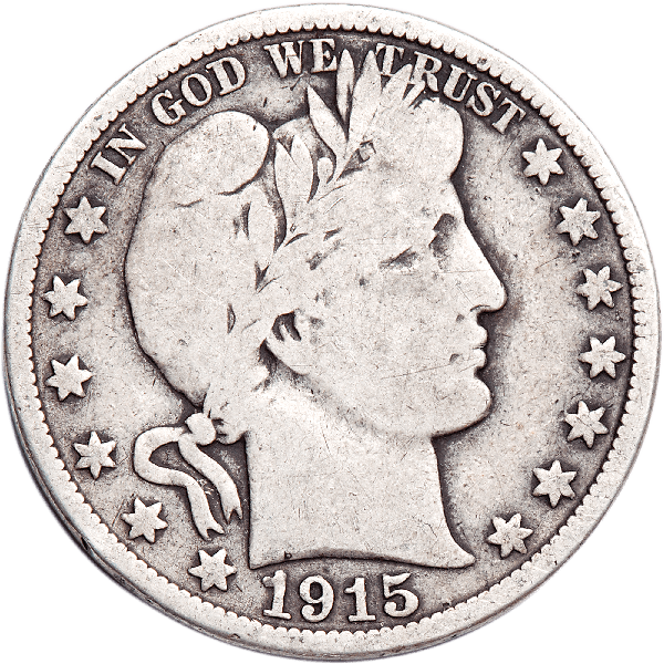 1915-D Barber Half Dollar VG | Littleton Coin Company